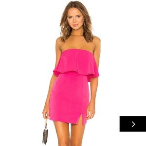superdown pink mini dress, size small